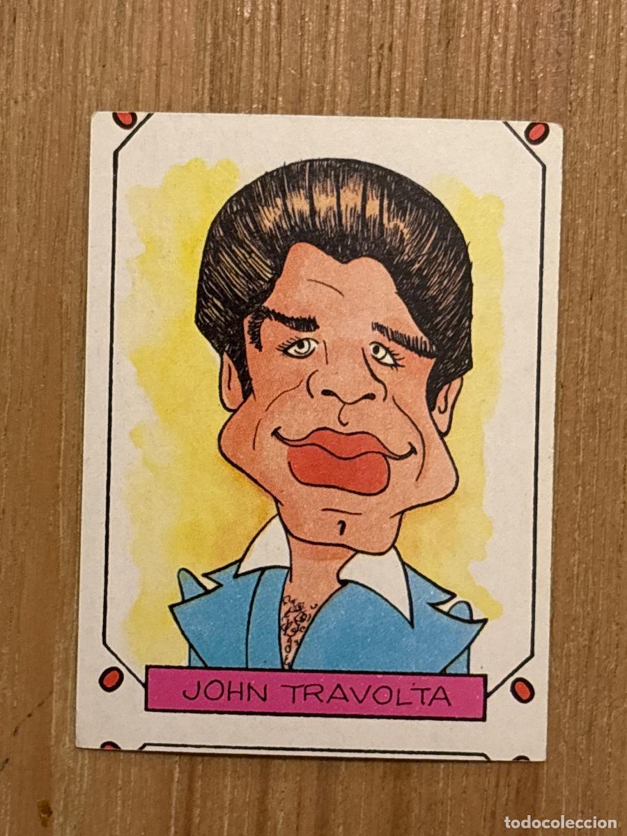 Coleccionismo cromos antiguos: 37. CROMO SIN PEGAR CARICATURAS 22 N 115 JOHN TRAVOLTA