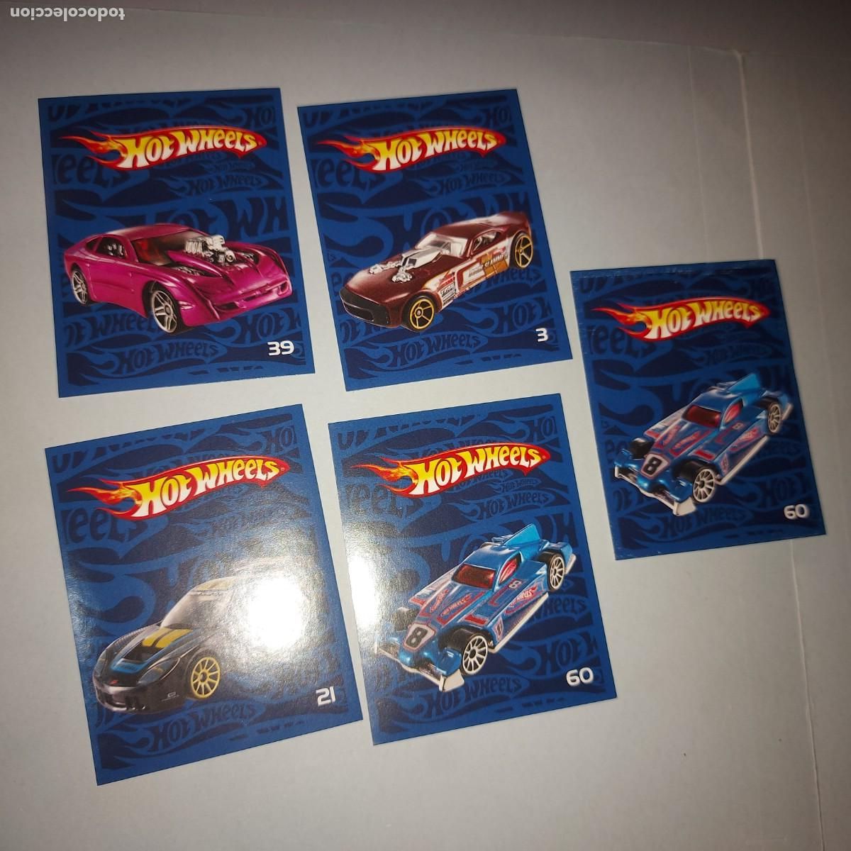 Coleccionismo cromos antiguos: HOT WHEELS, CROMOS COCHES
