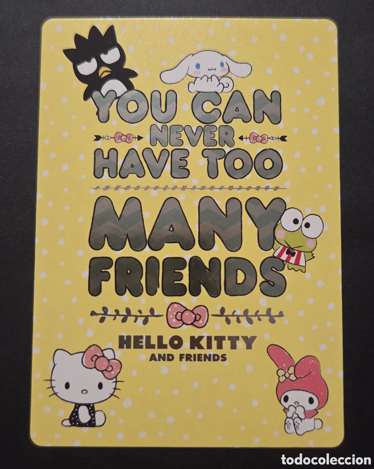 Coleccionismo cromos antiguos: CARTA N&deg; 60 HELLO KITTY AND FRIENDS FUN TOGETHER! 2026 PANINI