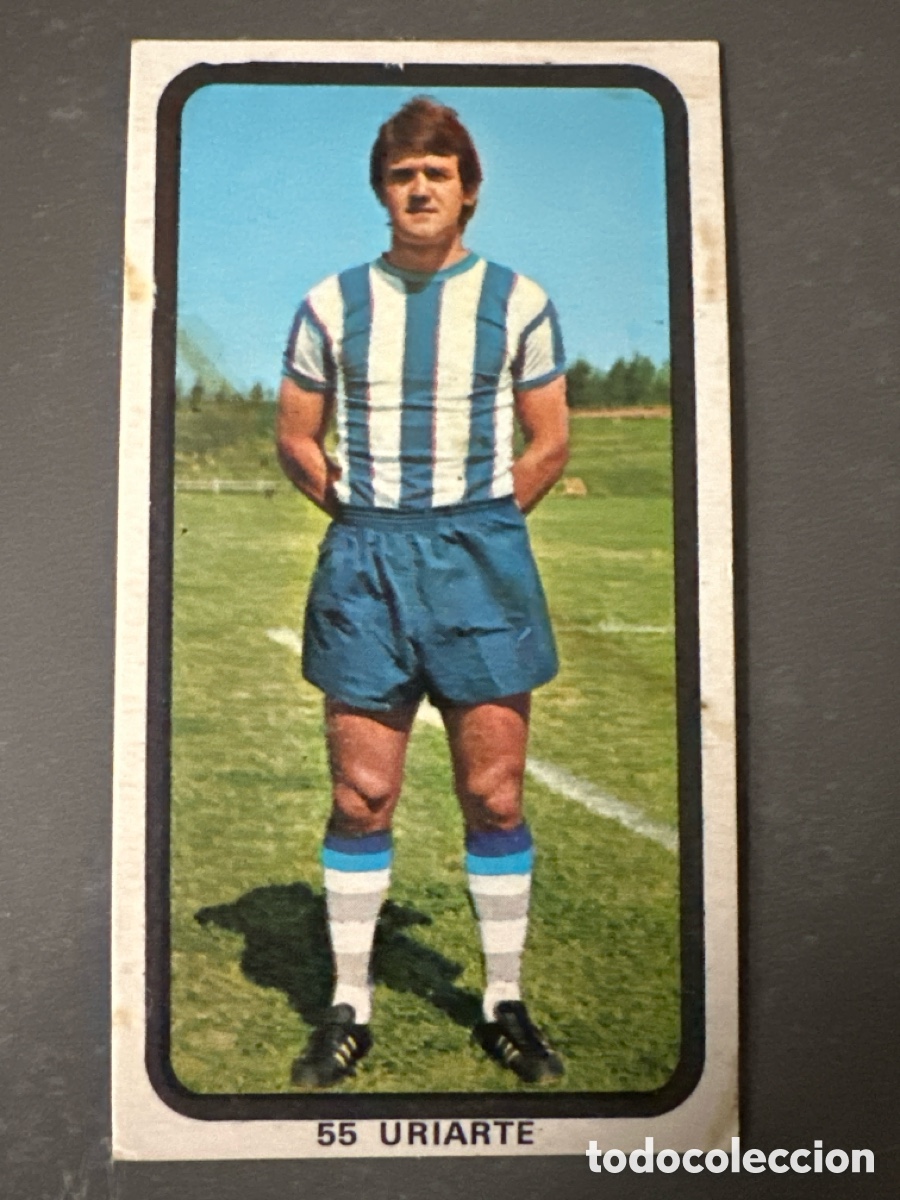 Coleccionismo cromos antiguos: CROMO LIGA 74 75 RUIZ ROMERO URIARTE M&Aacute;LAGA. DESPEGADO