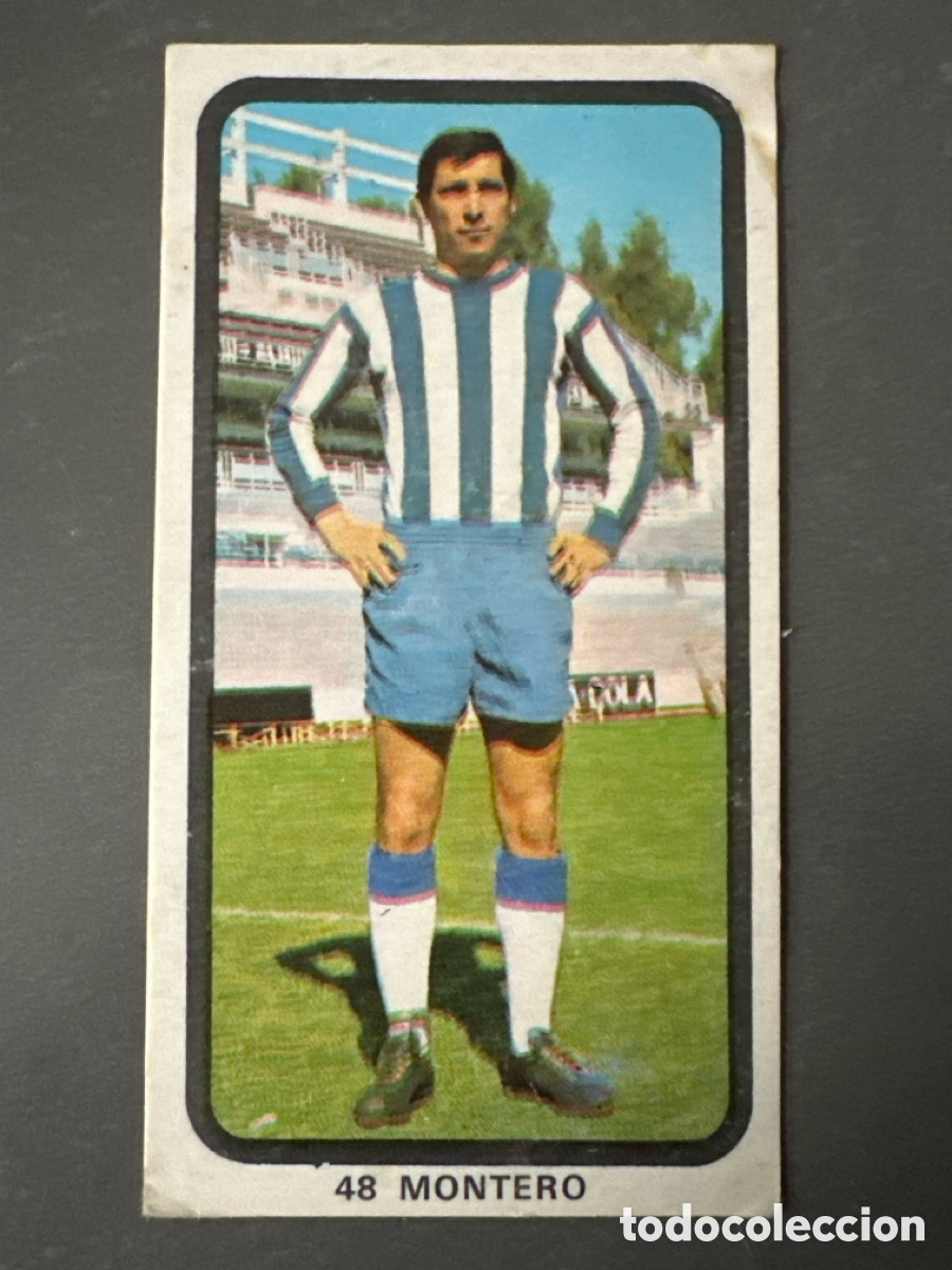 Coleccionismo cromos antiguos: CROMO LIGA 74 75 RUIZ ROMERO MONTERO MALAGA. DESPEGADO