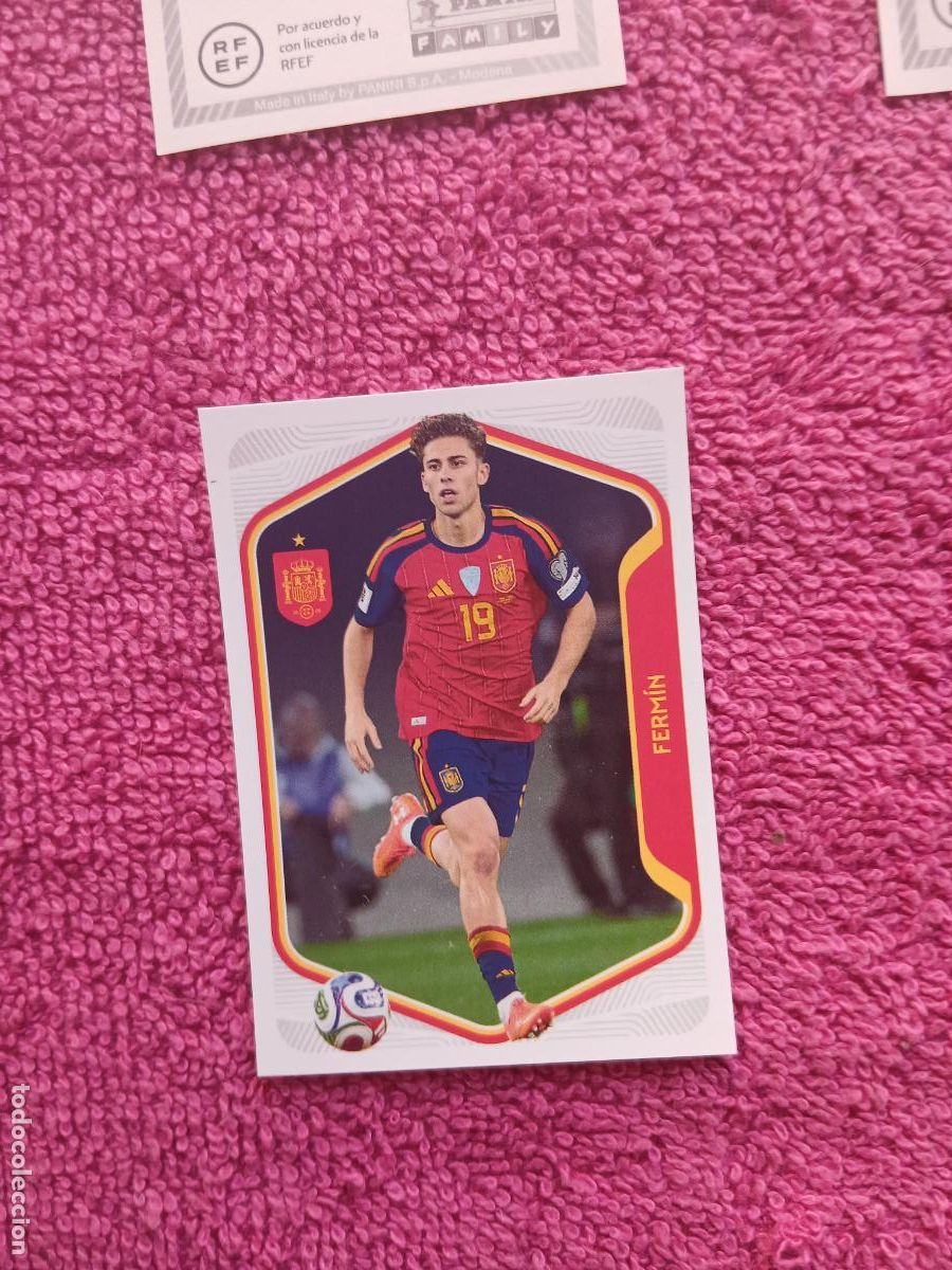 Coleccionismo cromos antiguos: espa&ntilde;a 2026 46 ferm&iacute;n selecci&oacute;n espa&ntilde;ola panini carrefour family mundial de futbol