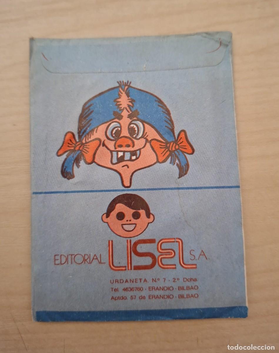 Coleccionismo cromos antiguos: LISEL - BROMAS Y RISAS - 1982 - SOBRE CROMOS SIN ABRIR - OBSEQUIO - Foto 2