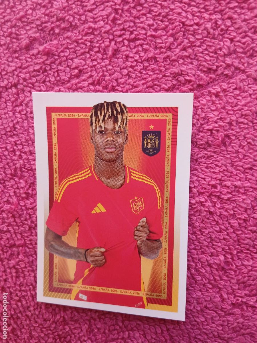 Coleccionismo cromos antiguos: espa&ntilde;a 2026 59 nico williams selecci&oacute;n espa&ntilde;ola panini carrefour family mundial de futbol