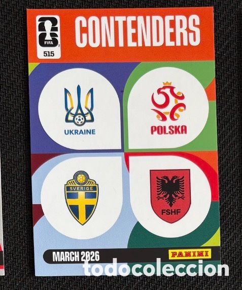 Coleccionismo cromos antiguos: 515 CONTENDERS Carta FIFA WORLD CUP 2026 mundial ADRENALYN XL