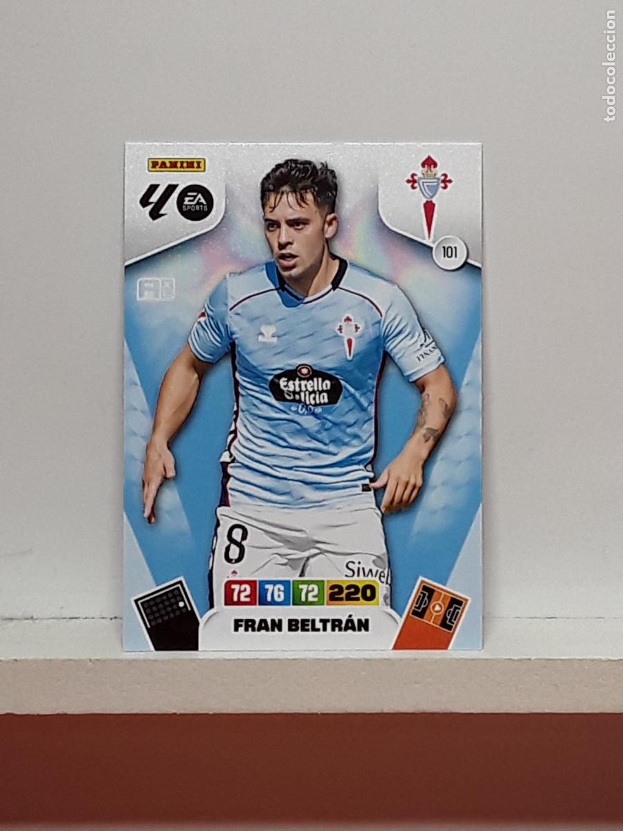 Coleccionismo cromos antiguos: ADRENALYN 2025 2026 25 26 ALBUM PANINI LIGA N 101 CELTA FRAN BELTRAN