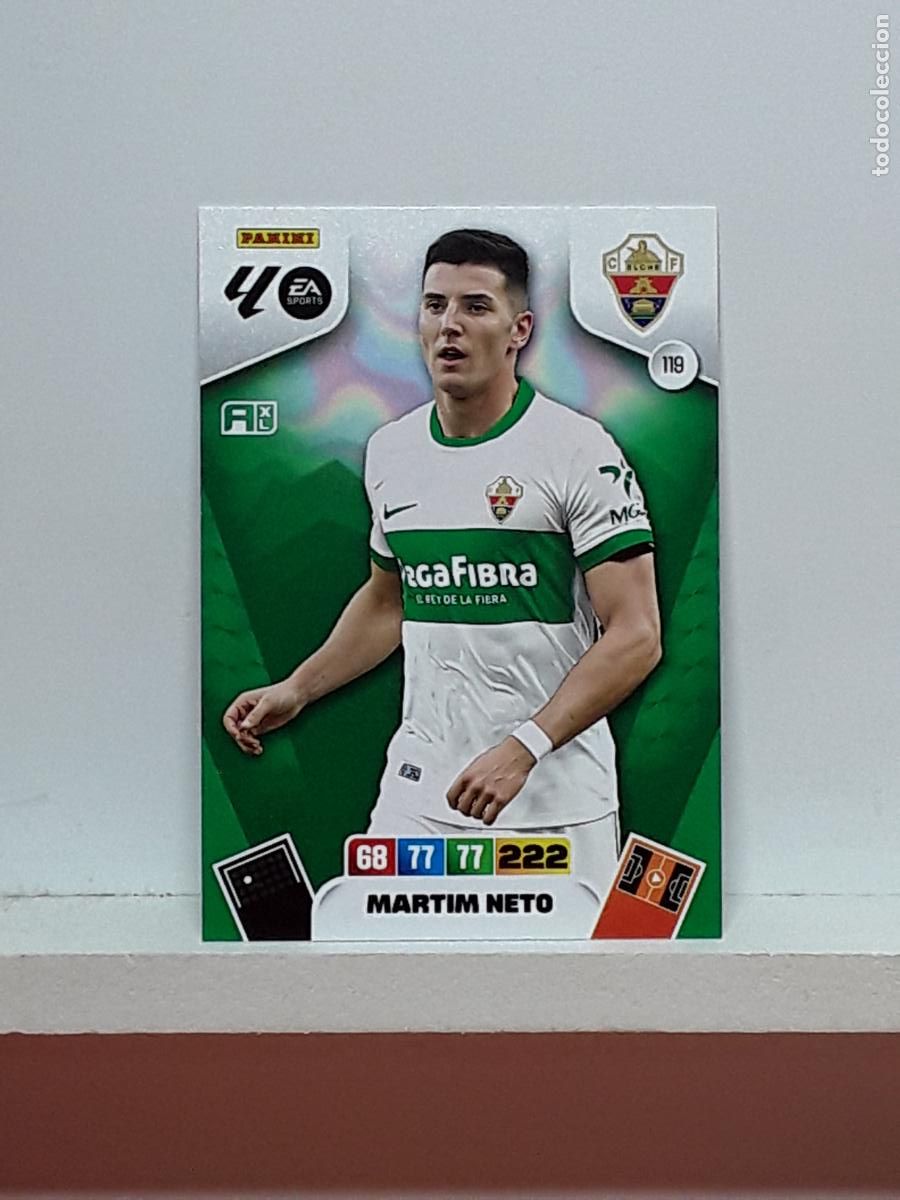 Coleccionismo cromos antiguos: ADRENALYN 2025 2026 25 26 ALBUM PANINI LIGA N 119 ELCHE MARTIM NETO