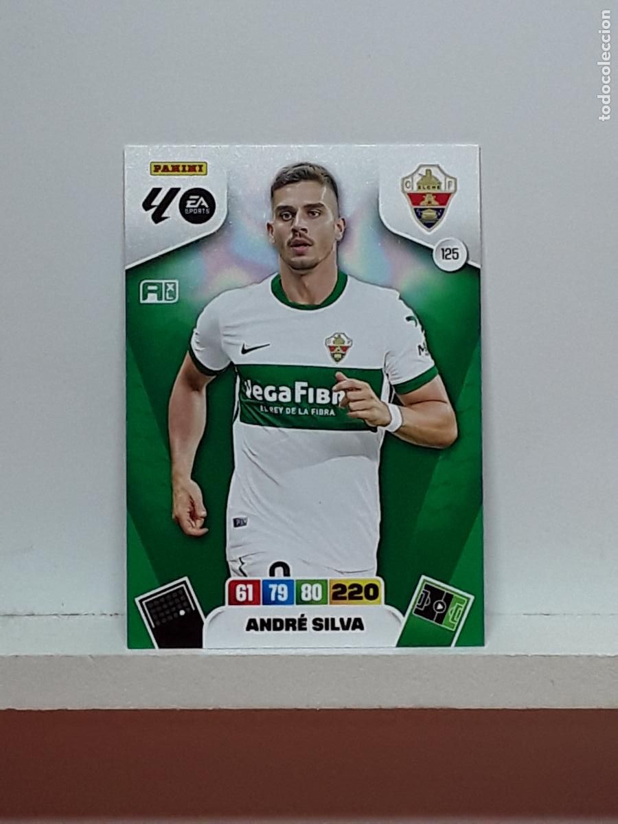 Coleccionismo cromos antiguos: ADRENALYN 2025 2026 25 26 ALBUM PANINI LIGA N 125 ELCHE ANDRE SILVA