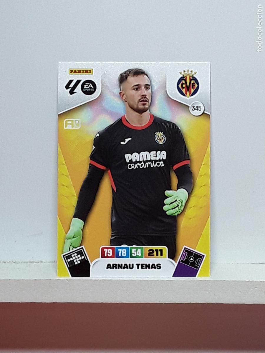 Coleccionismo cromos antiguos: ADRENALYN 2025 2026 25 26 ALBUM PANINI LIGA N 345 VILLARREAL ARNAU TENAS