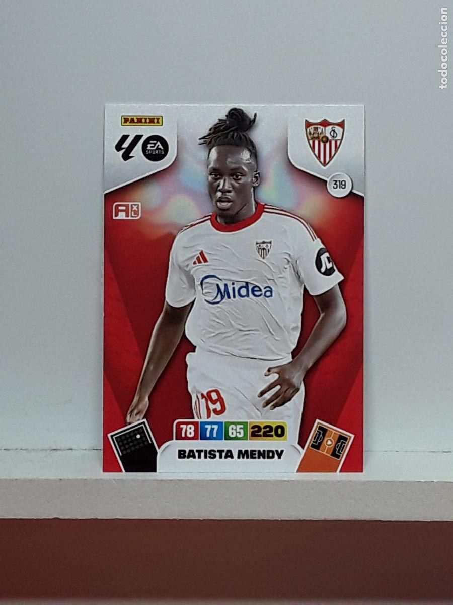 Coleccionismo cromos antiguos: ADRENALYN 2025 2026 25 26 ALBUM PANINI LIGA N 319 SEVILLA BATISTA MENDY