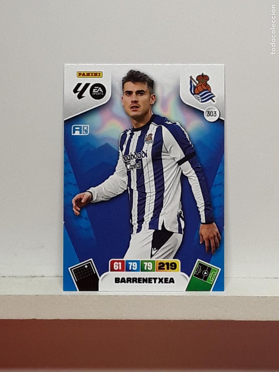 Coleccionismo cromos antiguos: ADRENALYN 2025 2026 25 26 ALBUM PANINI LIGA N 303 REAL SOCIEDAD BARRENETXEA