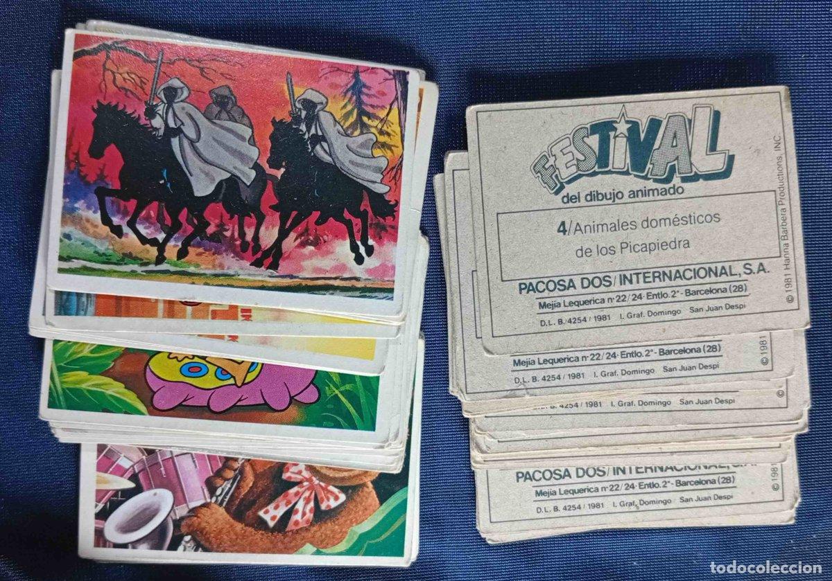 Coleccionismo cromos antiguos: LOTE DE CROMOS, SIN PEGAR. FESTIVAL DEL DIBUJO ANIMADO. PACOSA DOS, 1981.