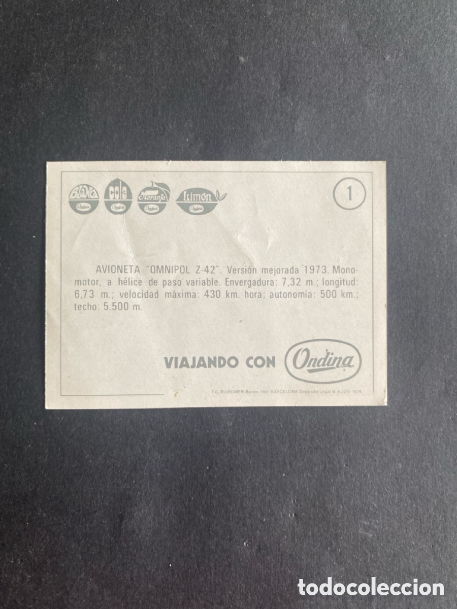 Coleccionismo cromos antiguos: Cromo Viajando con Ondina N* 1 - Foto 2