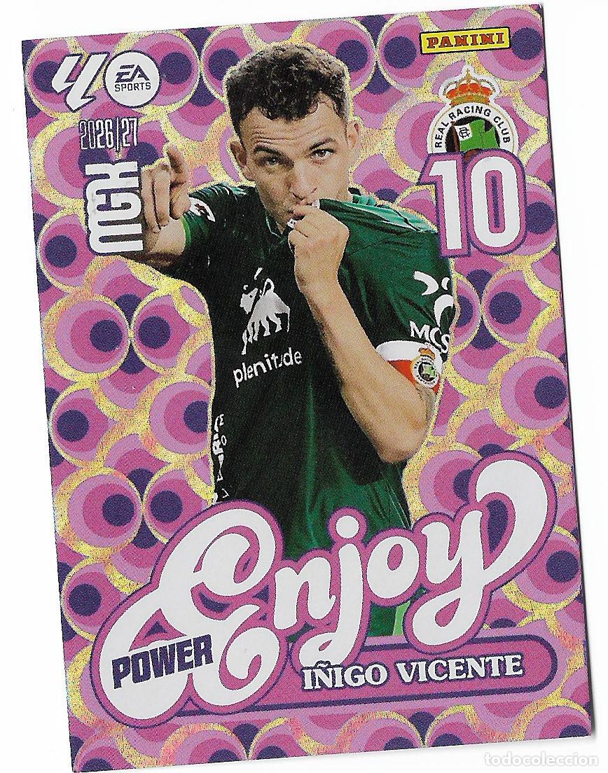 Coleccionismo cromos antiguos: PANINI MGK -- 10 POWER ENJOY ** I&Ntilde;IGO VICENTE **