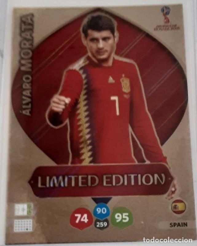 Coleccionismo cromos antiguos: Cromo adrenalyn world cup russia 2018 mundial edicion limitada alvaro morata espa&ntilde;a