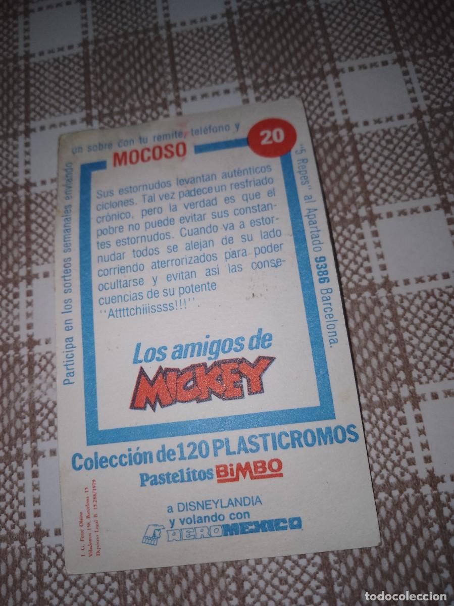 Coleccionismo cromos antiguos: Mocose Bimbo Disney ver fotos