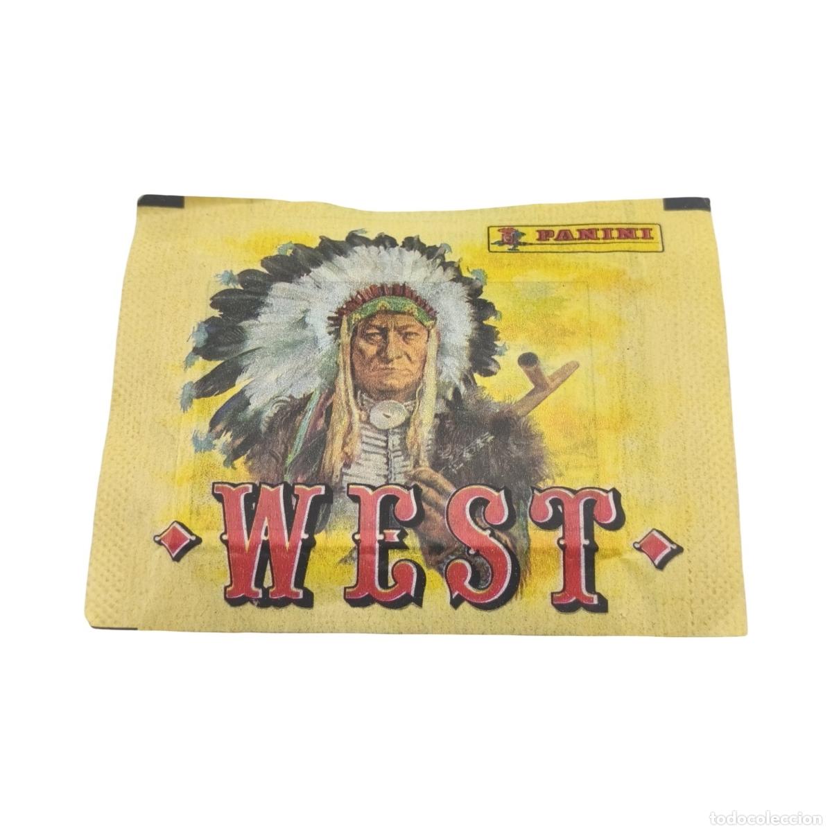 Coleccionismo cromos antiguos: Sobre de Cromos &rdquo;WEST&rdquo; &ndash; Panini (Sin Abrir / Unopened, A&ntilde;o 1993)