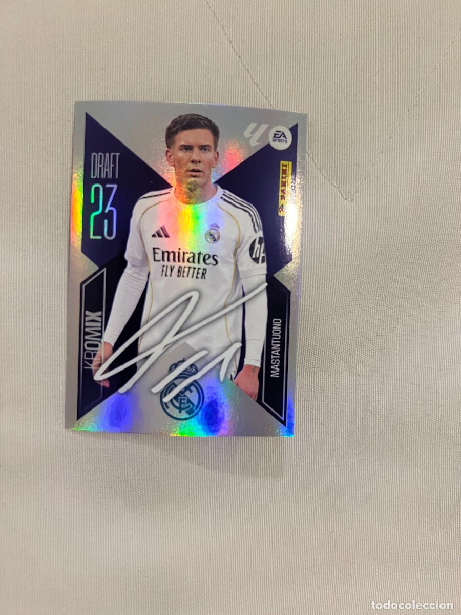 Collectable Antique Stickers: DRATF 23 KROMIX N&ordm; 16 MASTANTUONO REAL MADRID EDICIONES ESTE 26 27 2026 2027