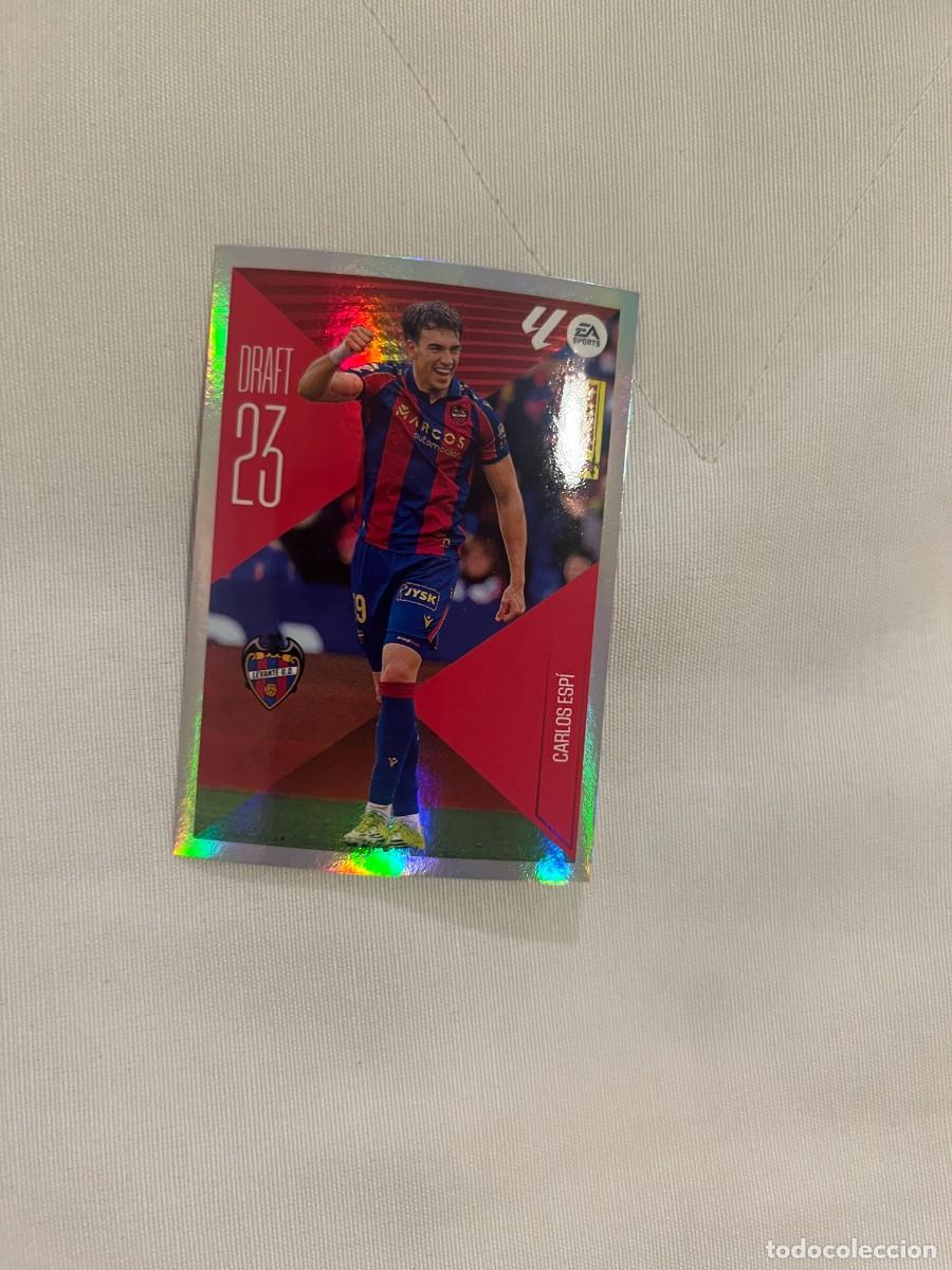 Colecionismo Cromos antigos: 4 CARLOS ESPI LEVANTE DRAFT 23 EDICIONES ESTE 26 27 2026 2027