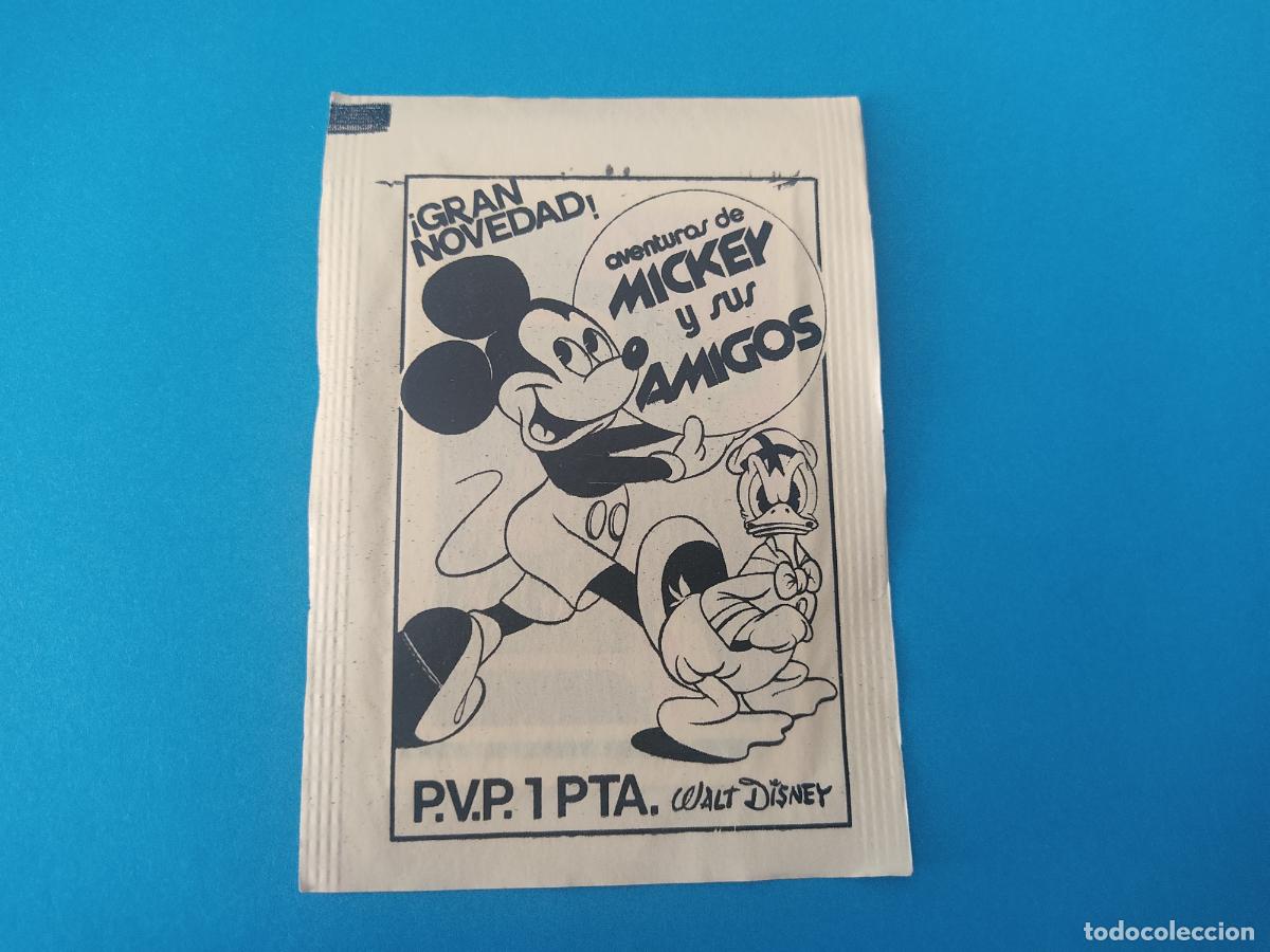 Coleccionismo cromos antiguos: SOBRE DE CROMOS SIN ABRIR DE AVENTURAS DE MICKEY Y SUS AMIGOS DE FHER