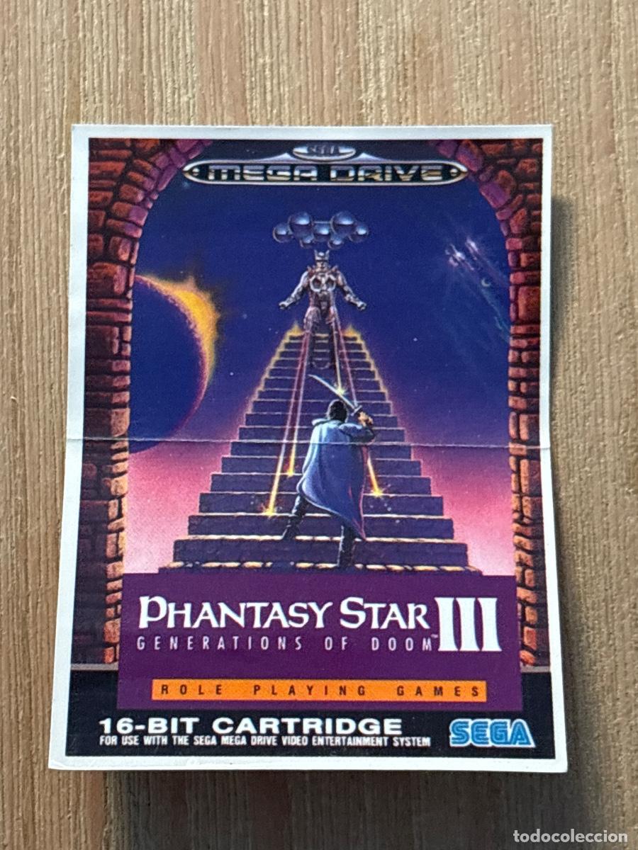 Coleccionismo cromos antiguos: 37. CROMO BOLLYCAO MEGADRIVE PHANTASY STAR III GENERATIONS OF DOOM