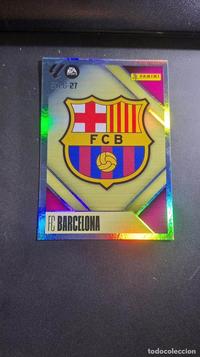 Coleccionismo cromos antiguos: CROMO ESCUDO BARCELONA 1 LIGA 2026 2027 26 27 ESTE PANINI NUNCA PEGADO