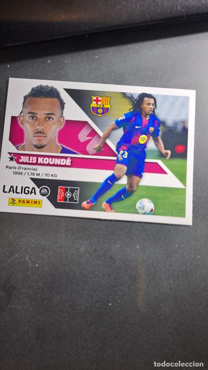 Coleccionismo cromos antiguos: CROMO KOUNDE 5 BARCELONA LIGA 2026 2027 26 27 ESTE PANINI NUNCA PEGADO