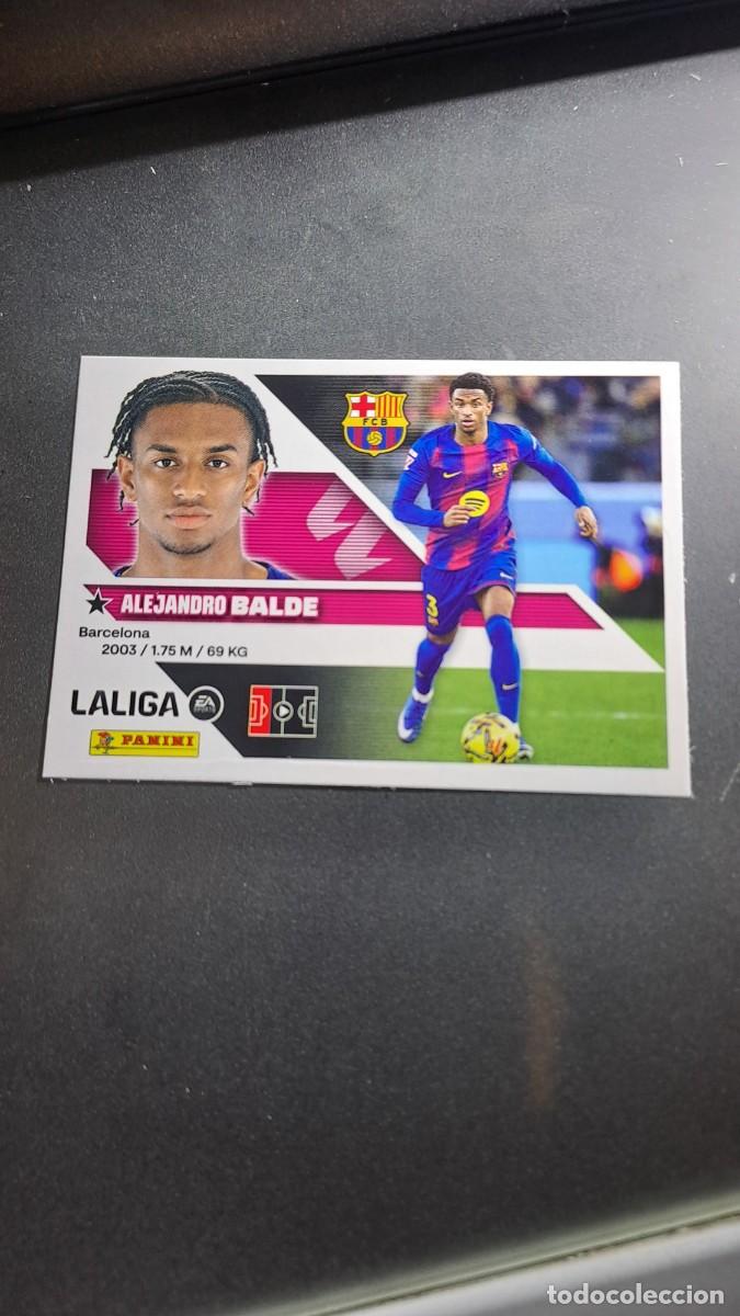 Coleccionismo cromos antiguos: CROMO BALDE 10 BARCELONA LIGA 2026 2027 26 27 ESTE PANINI NUNCA PEGADO
