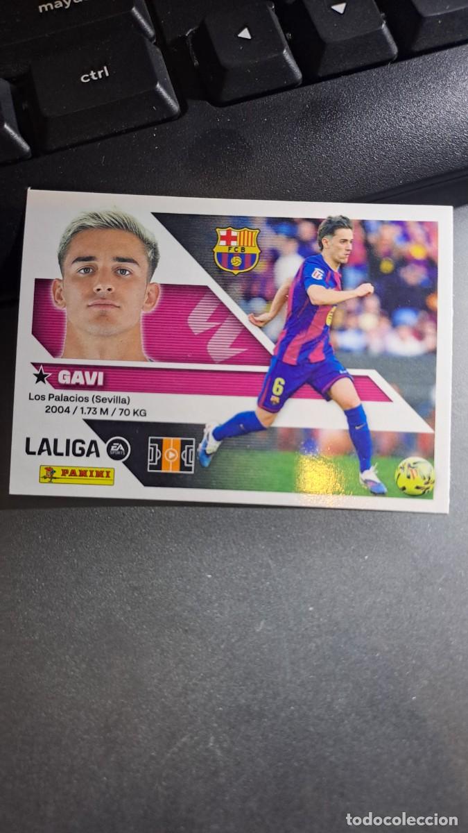 Coleccionismo cromos antiguos: CROMO GAVI 13 BARCELONA LIGA 2026 2027 26 27 ESTE PANINI NUNCA PEGADO