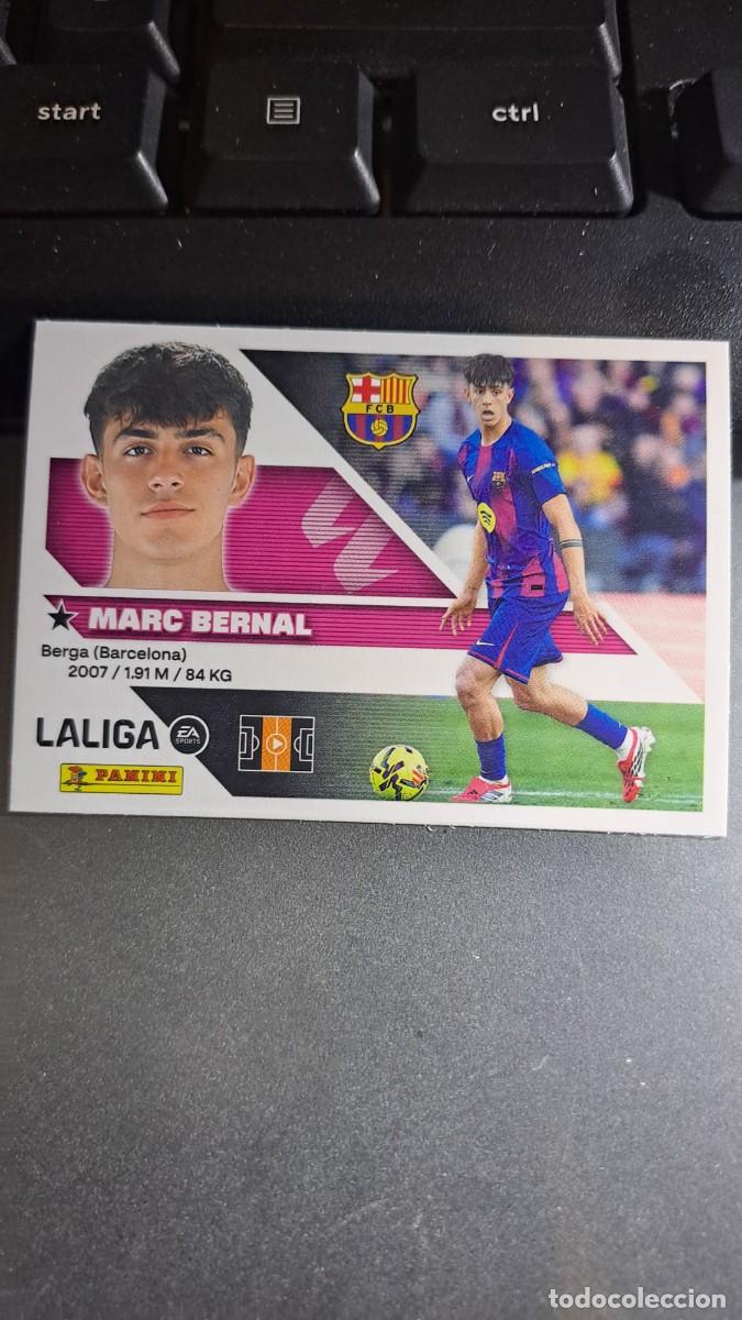 Coleccionismo cromos antiguos: CROMO MARC BERNAL 14 BARCELONA LIGA 2026 2027 26 27 ESTE PANINI NUNCA PEGADO