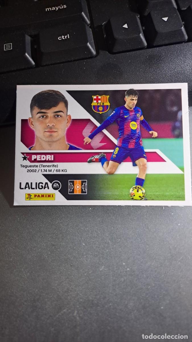 Coleccionismo cromos antiguos: CROMO PEDRI 15 BARCELONA LIGA 2026 2027 26 27 ESTE PANINI NUNCA PEGADO