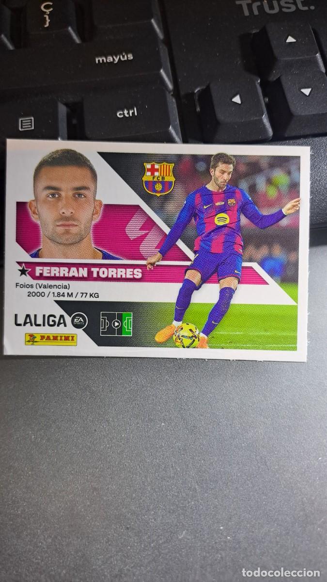 Coleccionismo cromos antiguos: CROMO FERRAN TORRES 18 BARCELONA LIGA 2026 2027 26 27 ESTE PANINI NUNCA PEGADO
