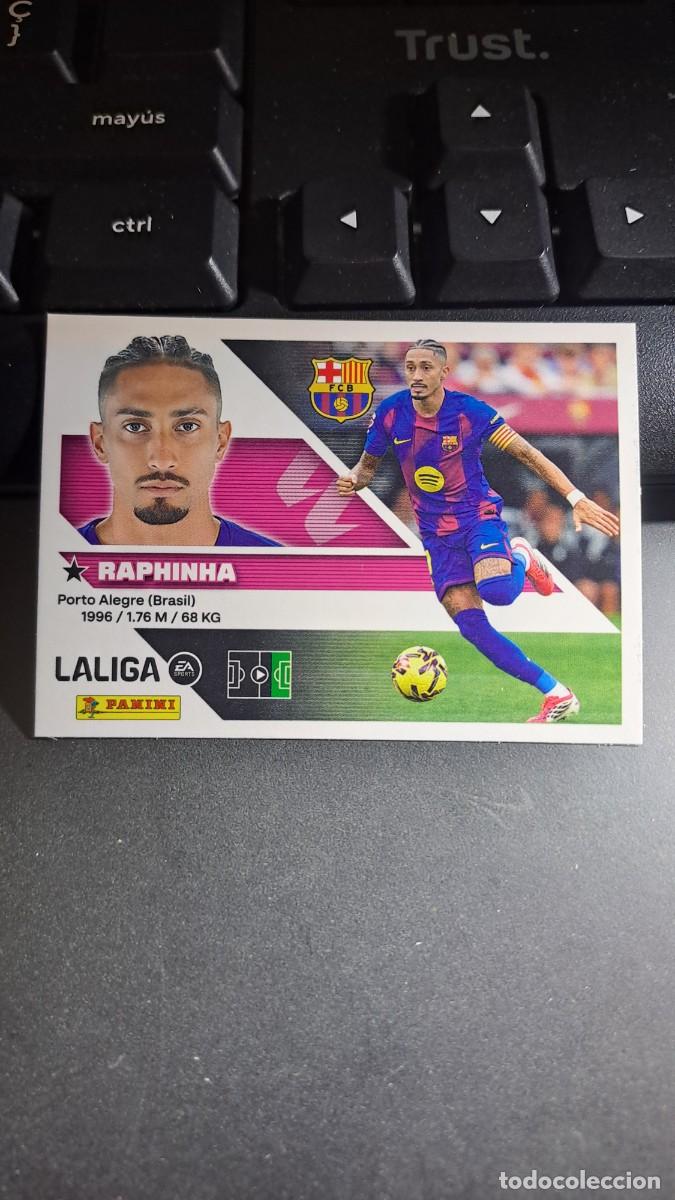 Coleccionismo cromos antiguos: CROMO RAPHINHA 19 BARCELONA LIGA 2026 2027 26 27 ESTE PANINI NUNCA PEGADO