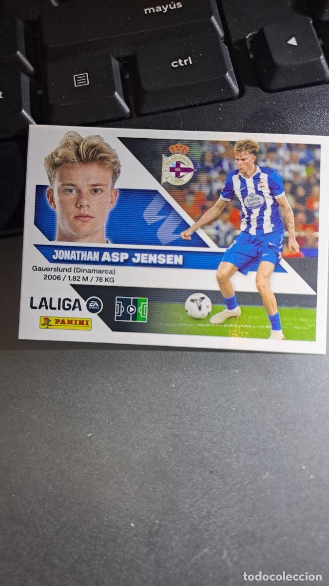 Coleccionismo cromos antiguos: CROMO ASP JENSEN 17 DEPORTIVO DE LA CORU&Ntilde;A LIGA 2026 2027 26 27 ESTE PANINI NUNCA PEGADO