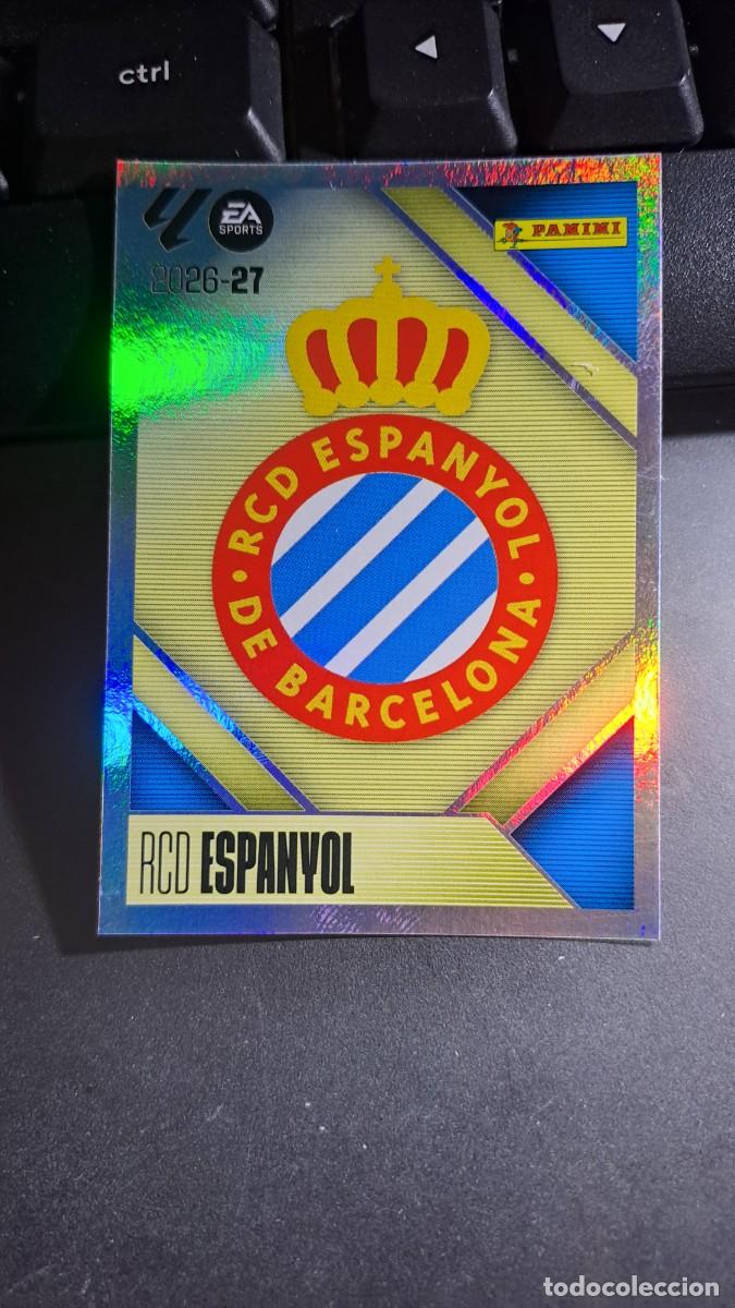Coleccionismo cromos antiguos: CROMO ESCUDO ESPANYOL 1 LIGA 2026 2027 26 27 ESTE PANINI NUNCA PEGADO