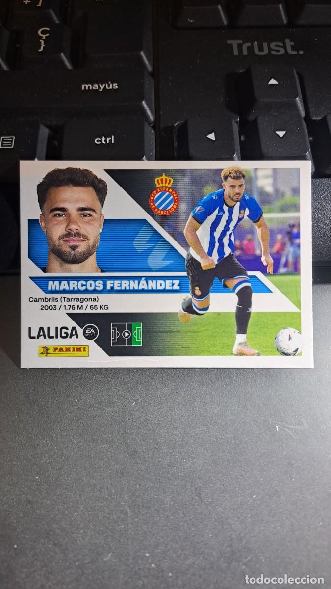 Coleccionismo cromos antiguos: CROMO MARCOS FERNANDEZ 15 ESPANYOL LIGA 2026 2027 26 27 ESTE PANINI NUNCA PEGADO