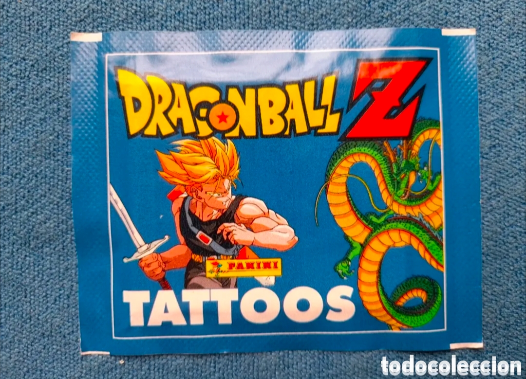 Coleccionismo cromos antiguos: Sobre cromos sin abrir Dragon Ball Z. Tatuajes. Panini. Bola de Dragon. Bola de Drac. Tattoos