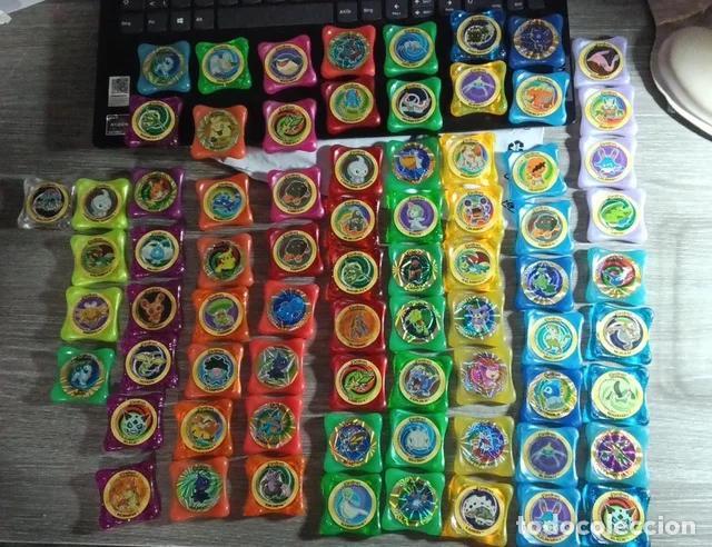 Coleccionismo cromos antiguos: Lote Waps Pokemon 51 diferentes - Foto 1