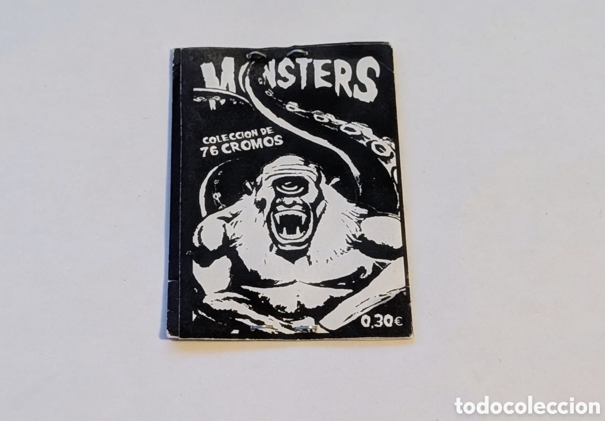 Coleccionismo cromos antiguos: Raro sobre sin abrir Monsters. Monstruos