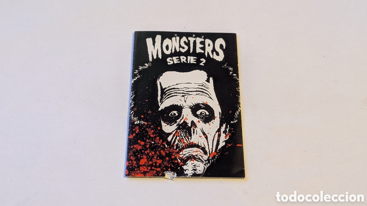 Coleccionismo cromos antiguos: Raro sobre cromos Monsters 2. Monstruos - Foto 2