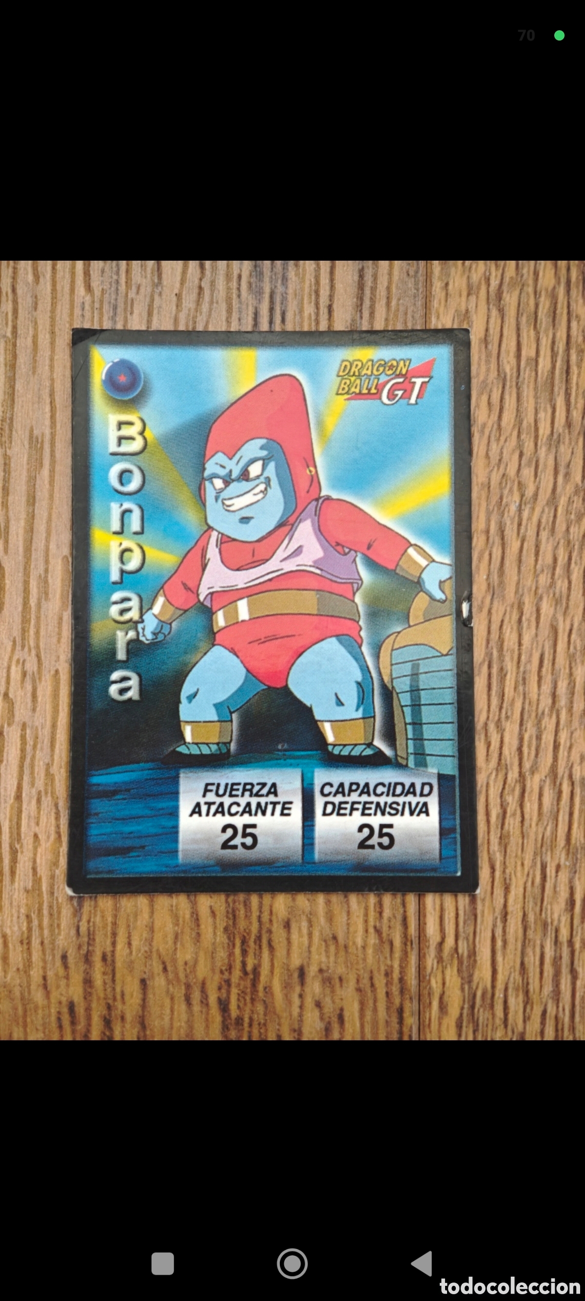 Coleccionismo cromos antiguos: Bonpara Final Attack Dragon Ball Panrico