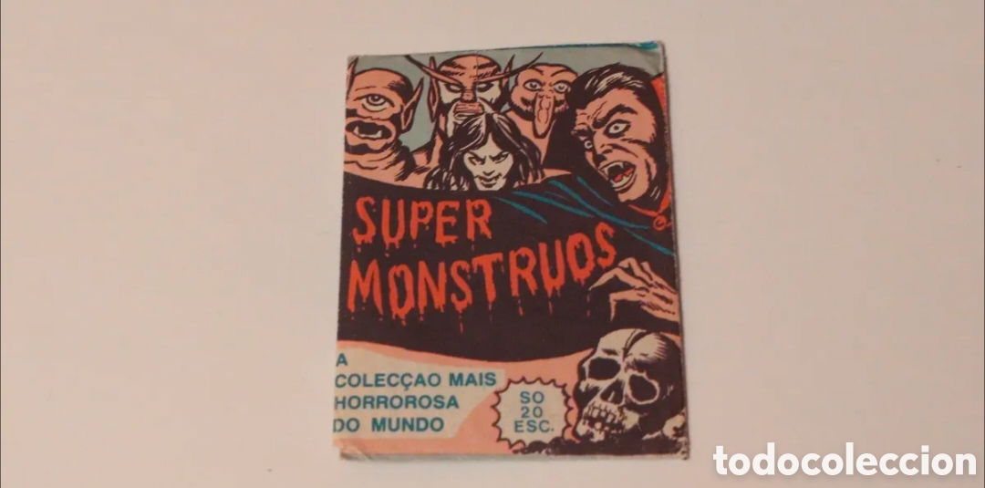 Coleccionismo cromos antiguos: Sobre cromos sin abrir Super Monstruos - Foto 1