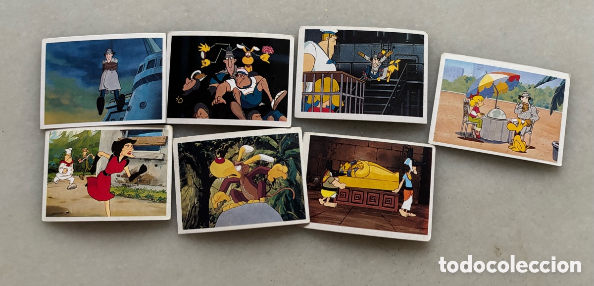 Coleccionismo cromos antiguos: Lote privado siete Cromos inspector Gage