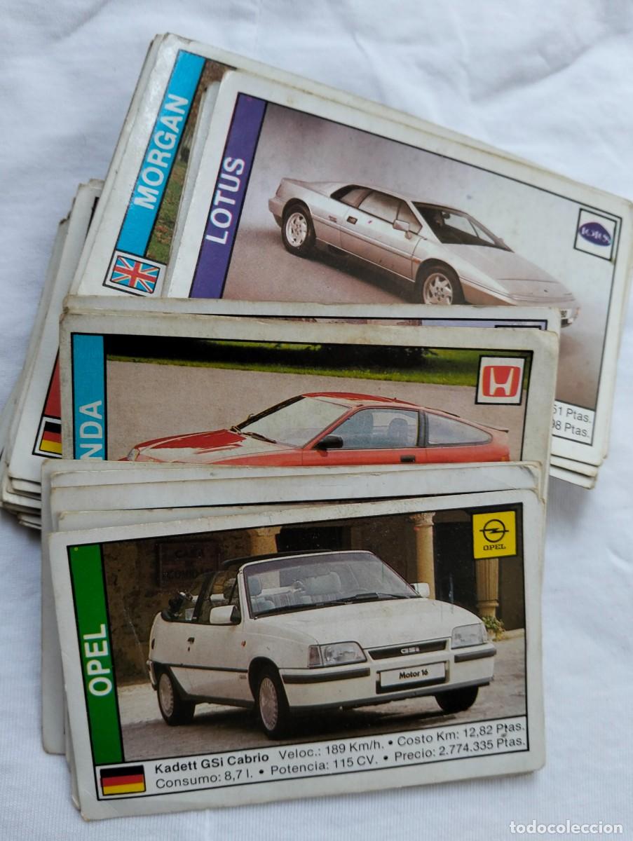 Coleccionismo cromos antiguos: Lote de 56 cromos Coches