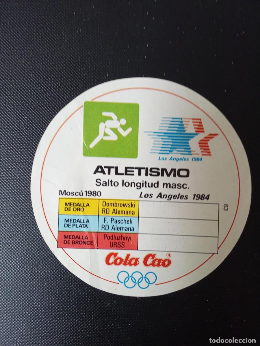 Coleccionismo cromos antiguos: Gran juego de las Olimpiadas de Cola Cao - Atletismo Los Angeles 1984