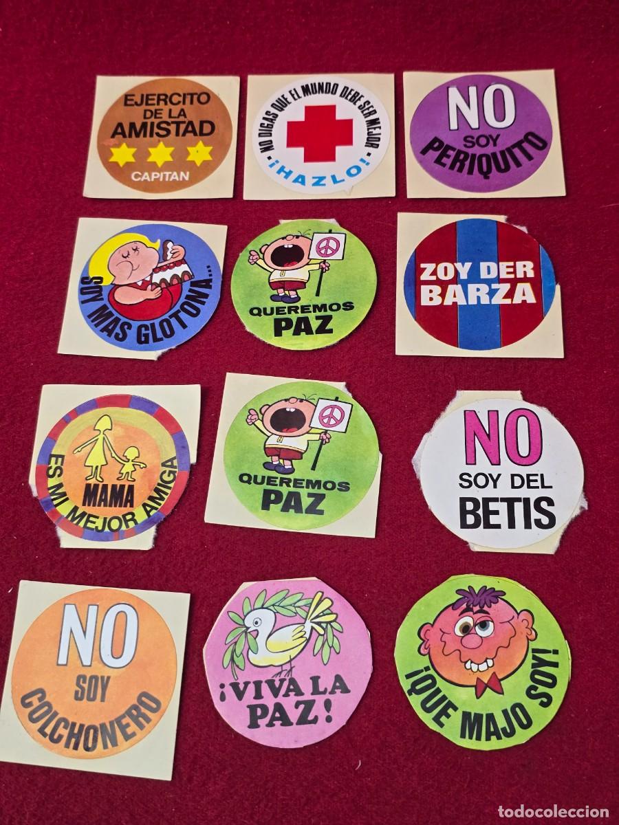 Coleccionismo cromos antiguos: LOTE CROMOS PEGATINAS SIN PEGAR