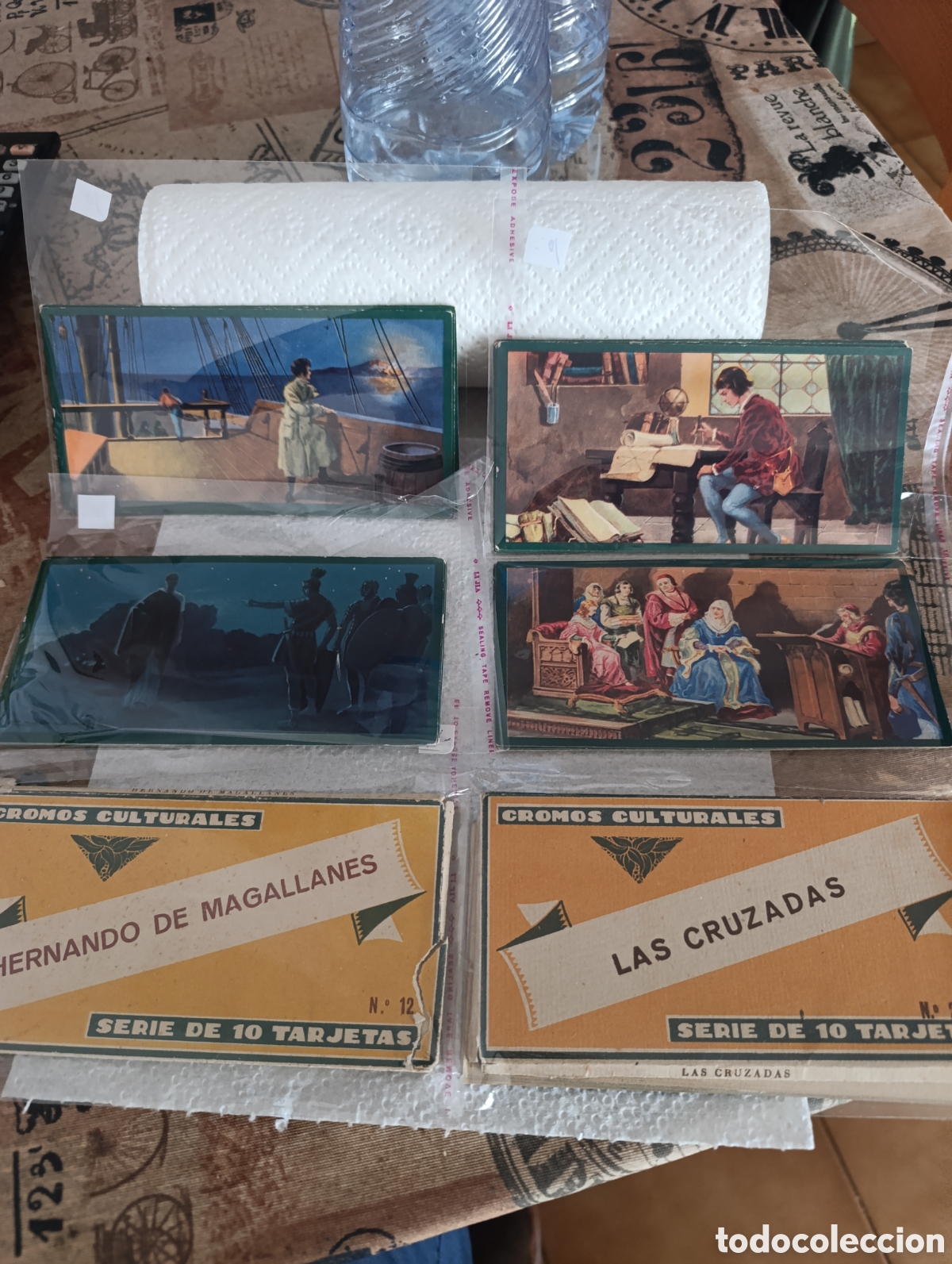 Coleccionismo cromos antiguos: Lote de 6 Colecci&oacute;n Cromos Culturales en series de 10