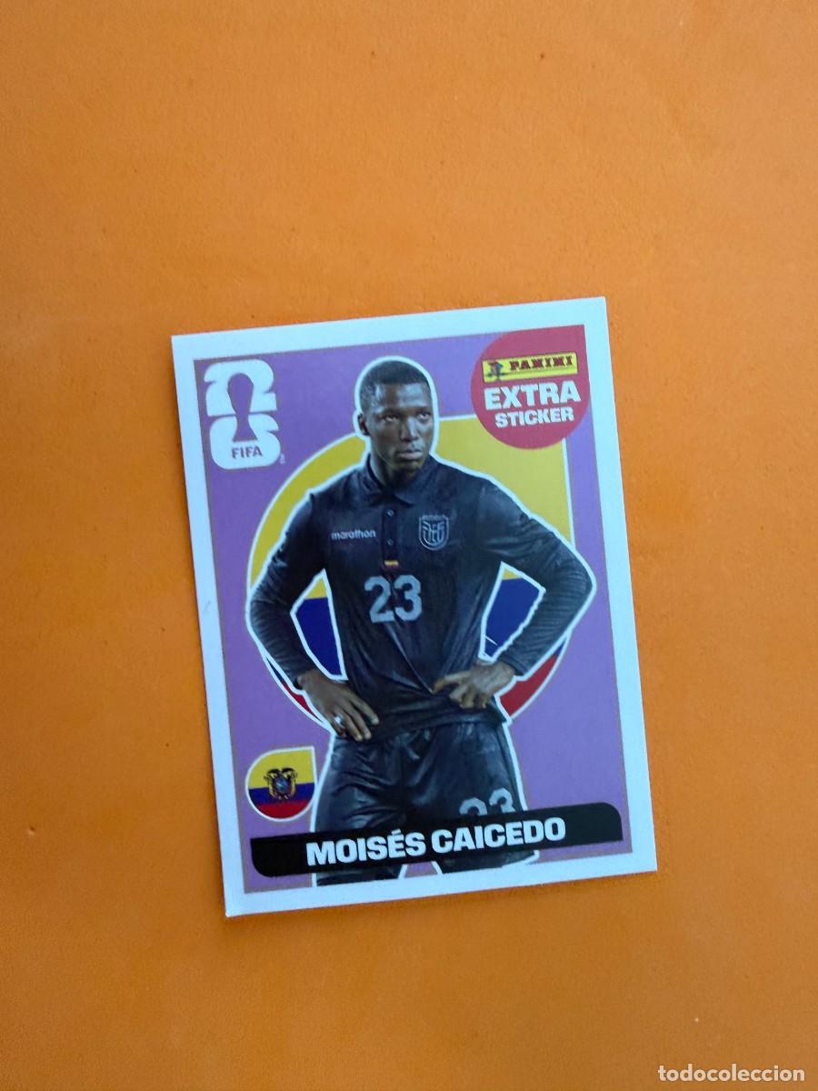 Coleccionismo cromos antiguos: Mois&eacute;s Caicedo - Extra Sticker Base - Panini World Cup 2026