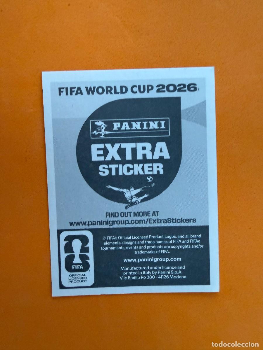 Coleccionismo cromos antiguos: Mois&eacute;s Caicedo - Extra Sticker Base - Panini World Cup 2026 - Foto 2