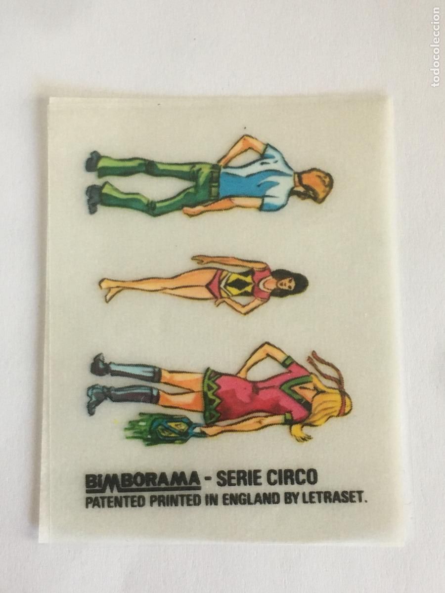 Coleccionismo cromos antiguos: bimborama serie circo bimbo cromo nunca pegado conserva el papel protector